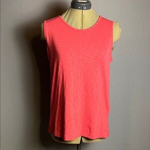 Rachel Zoe Coral Sleeveless Crewneck Tank